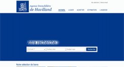 Desktop Screenshot of dehavilland.fr